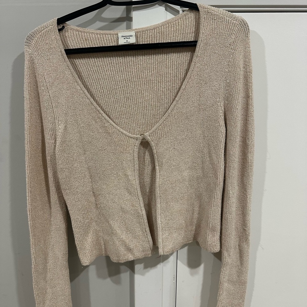 Abercrombie & Fitch Beige Knit Sweater